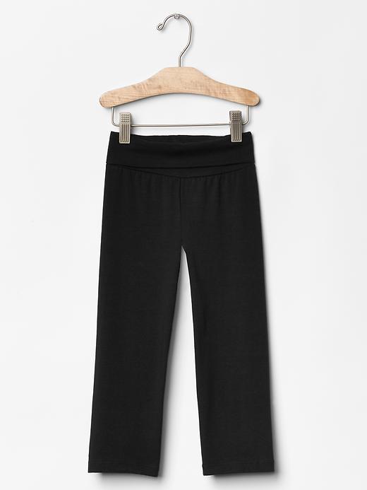 Gap Foldover Yoga Pants - Black