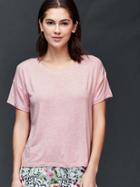Gap Women Modal Mix And Match Tee - Pearl Pink