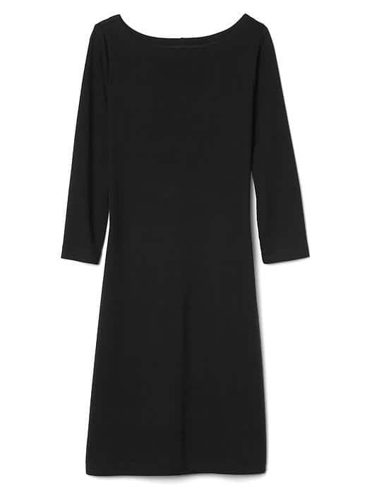 Gap Women Modern Boatneck Dress - True Black