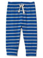 Gap Print Stretch Jersey Pants - Blue Stripe