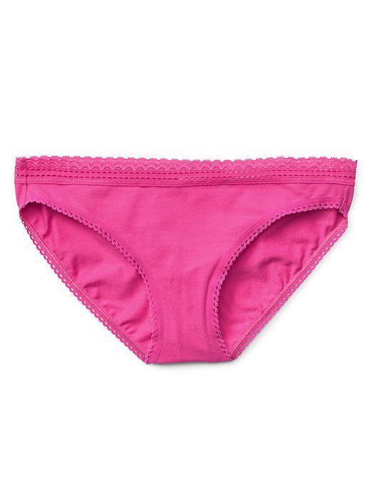 Gap Women Eyelet Trim Bikini - Royal Fuchsia
