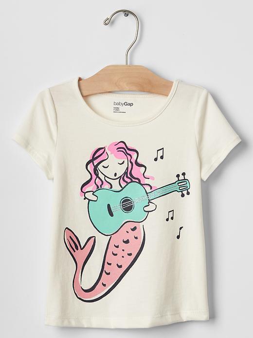 Gap Graphic Short Sleeve Tee - Ivory Frost