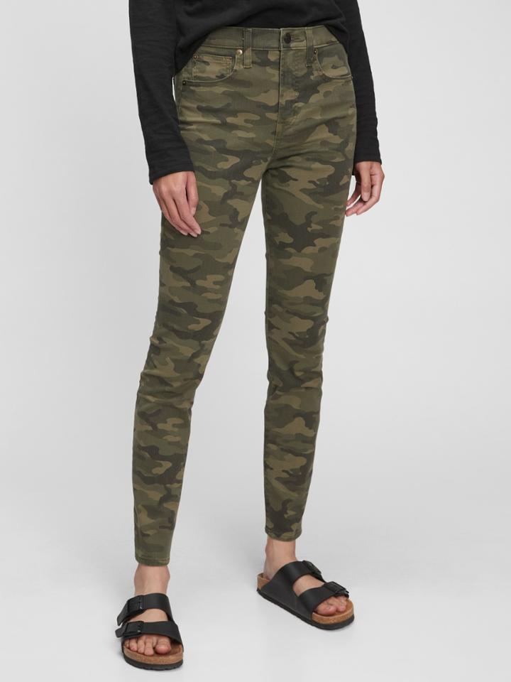 High Rise True Skinny Jeans With Washwell
