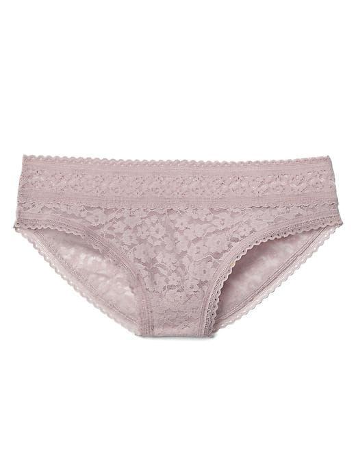 Gap Women Super Soft Lace Bikini - Pale Plum