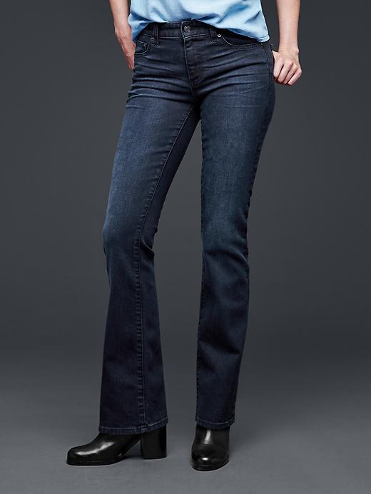 Gap Women 1969 Perfect Boot Jeans - Blue Black