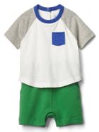 Gap Double Layer Baseball Tee One Piece - New Off White