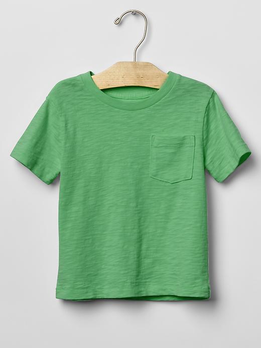 Gap Solid Pocket Tee - Parrotfish Green