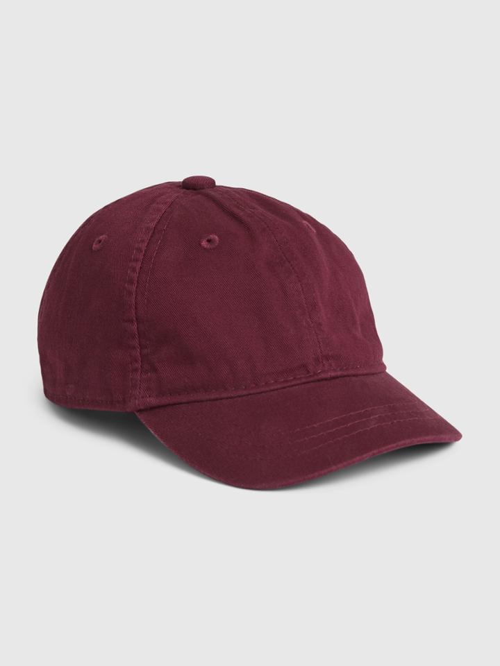 Toddler 100% Organic Cotton Washed Baseball Hat