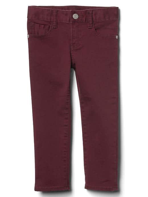 Gap High Stretch Slim Jeans - Pinot Noir