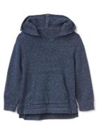 Gap Marled Sweater Hoodie - Medium Indigo