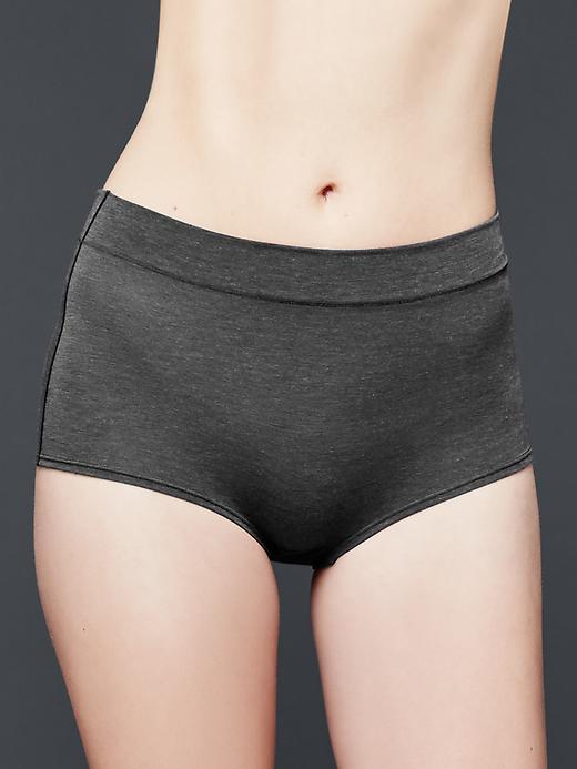 Gap Women Breathe High Waist Bikini - Charcoal Heather