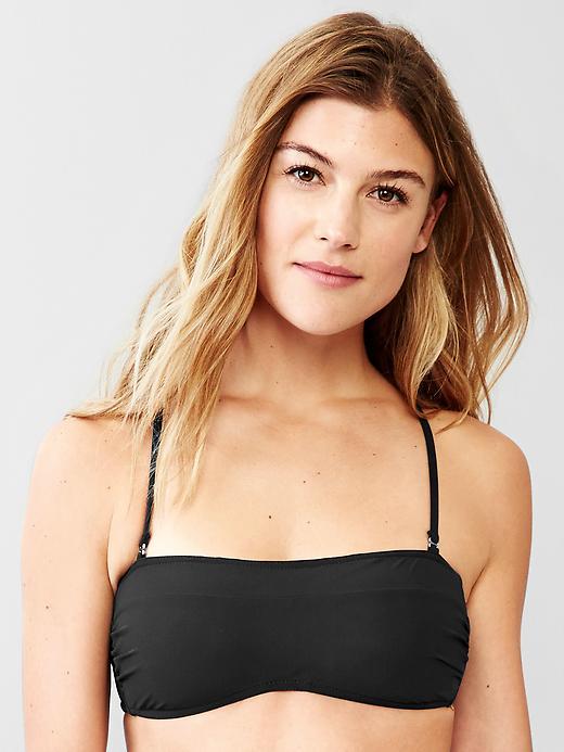 Gap Bandeau Bikini Top - True Black