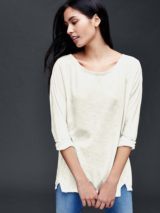 Gap Cotton Open Crew Tunic - White