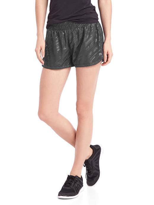 Gap Women Gsprint Shorts - Liquid Shine Black