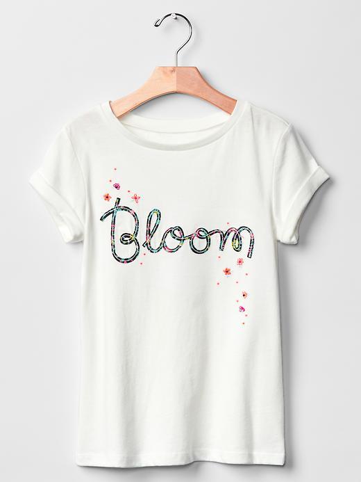 Gap Floral Graphic Tee - New Off White