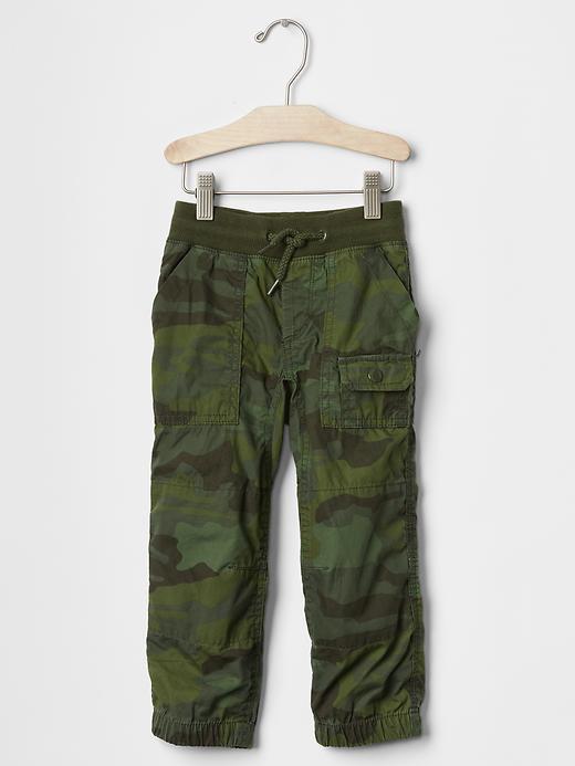 Gap Camo Cargo Pants - Jungle Green