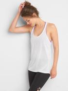 Gap Women Gchill Strappy Cloud Tank - Optic White