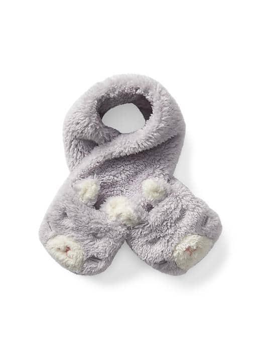 Gap Cozy Bunny Scarf - Grey Crystal