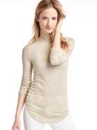 Gap Modal Rib Knit Turtleneck - Oatmeal Heather