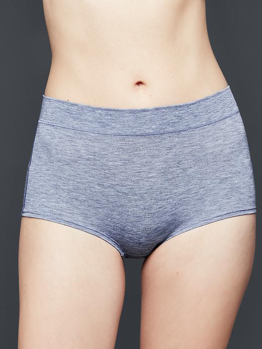 Gap Women Breathe High Waist Bikini - Comet Blue