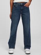 Teen Mid Rise '90s Loose Jeans With Washwell