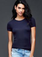 Gap Modal Ribbed Tee - Dark Night