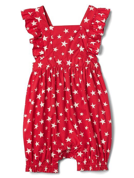 Gap Starry Flutter Shorty One Piece - Pepper Red