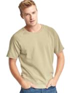 Gap Men Terry Short Sleeve Pullover - Iconic Khaki