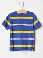 Gap Stripe Pocket Tee - Matisse Blue