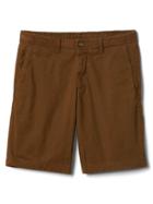 Gap Men Vintage Wash Stretch Shorts 10 - Hot Chestnut