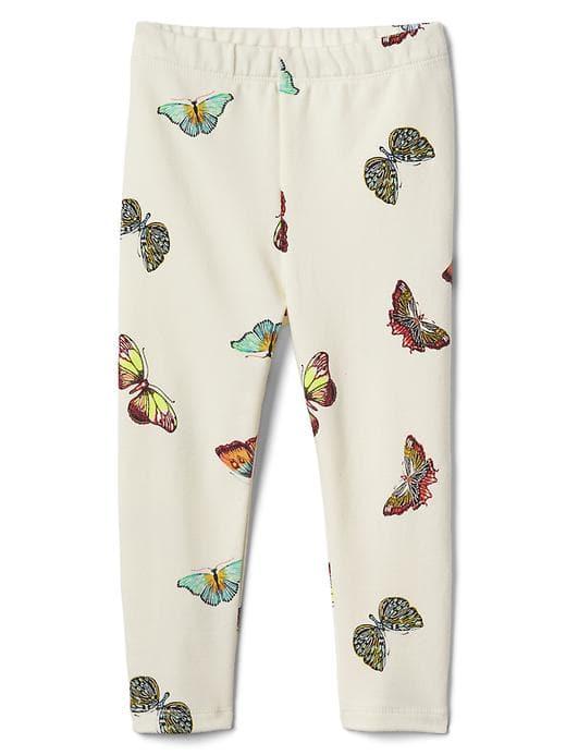 Gap Print Soft Terry Capris - Butterfly