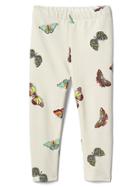 Gap Print Soft Terry Capris - Butterfly