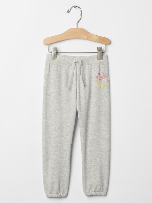 Gap Beach Graphic Sweats - Grey Heather