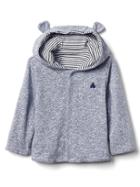 Gap Favorite Reversible Bear Hoodie - Blue Track