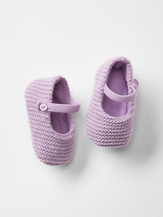 Gap Knit Mary Janes - Lavendar Heather