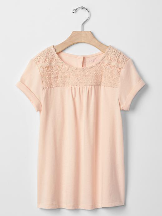 Gap Crochet Tee - Fading Peach