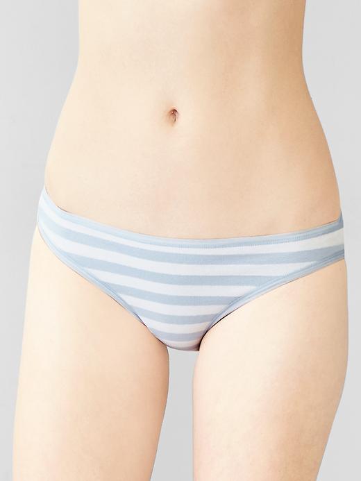 Gap Low Rise Bikini - Rugby Stripe Urban Blu