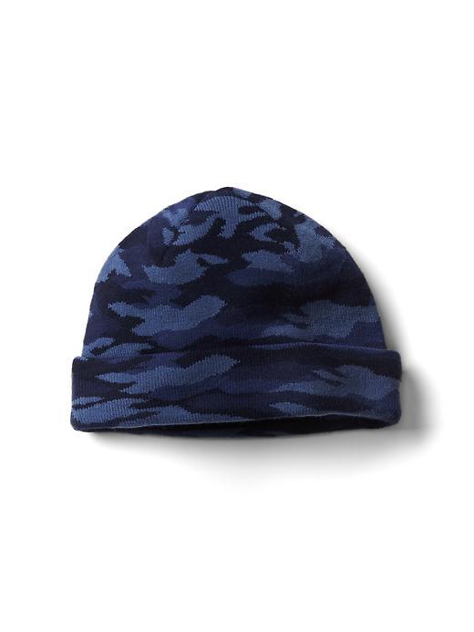 Gap Men Camo Beanie - Blue Camo