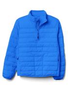Gap Men Coldcontrol Lite Stretch Puffer Pullover - Blue Streak