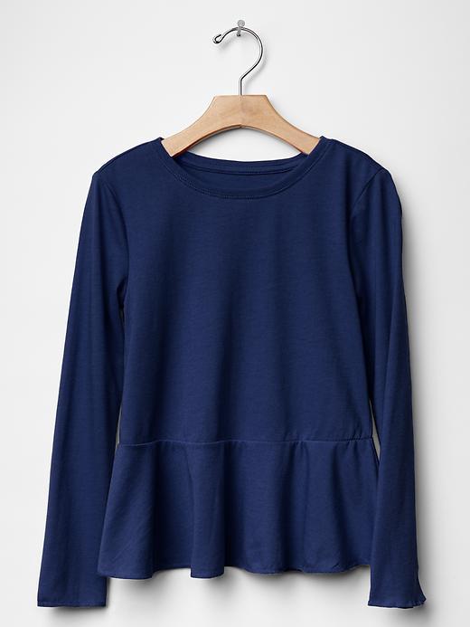 Gap Peplum Tee - Navy