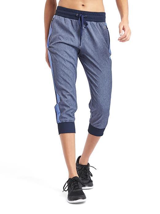 Gap Women Performance Crop Joggers - Comet Blue
