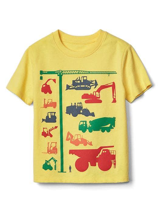 Gap Sport Graphic Short Sleeve Tee - Lemon Drop