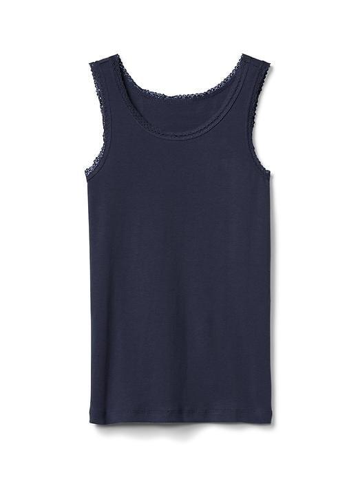 Gap Lace Trim Tank - Blue Galaxy