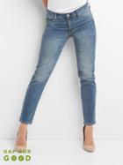 Gap Women Mid Rise Real Straight Jeans - Medium Vintage