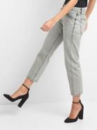 Gap Mid Rise Vintage Straight Jeans - Chalky Grey