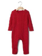 Gap Cable Knit Sweater One Piece - Modern Red