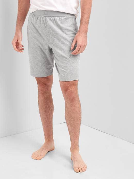 Gap Men Modal Shorts 9 - Light Heather Grey