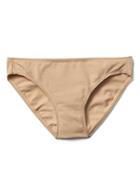 Gap Women Stretch Cotton Bikini - Light Nude