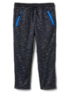 Gap Zip Marled Pants - True Black