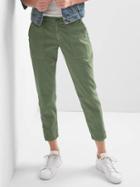 Gap Girlfriend Utility Chinos - Jungle Green